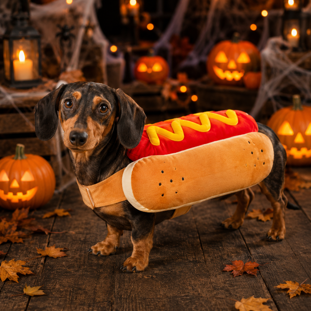 Hot Dog Halloween Costume for Pets