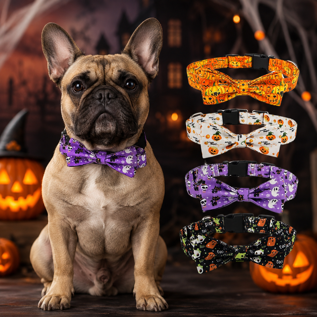 Halloween-Themed Dog Collars for Your Pets