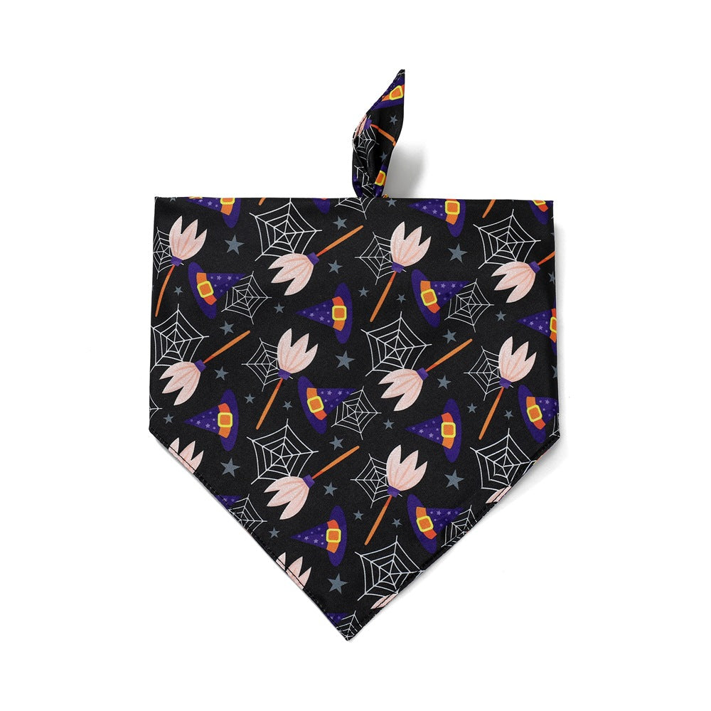 Halloween Dog Bib and Saliva Towel for Pets
