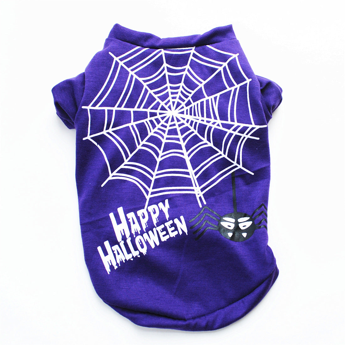 Cotton Halloween Pumpkin Dog Clothes for Pets