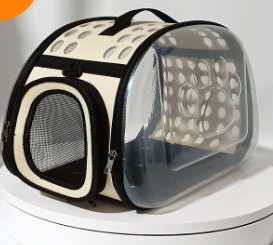 Foldable PVC Cat and Dog Carrying Bag for Travel