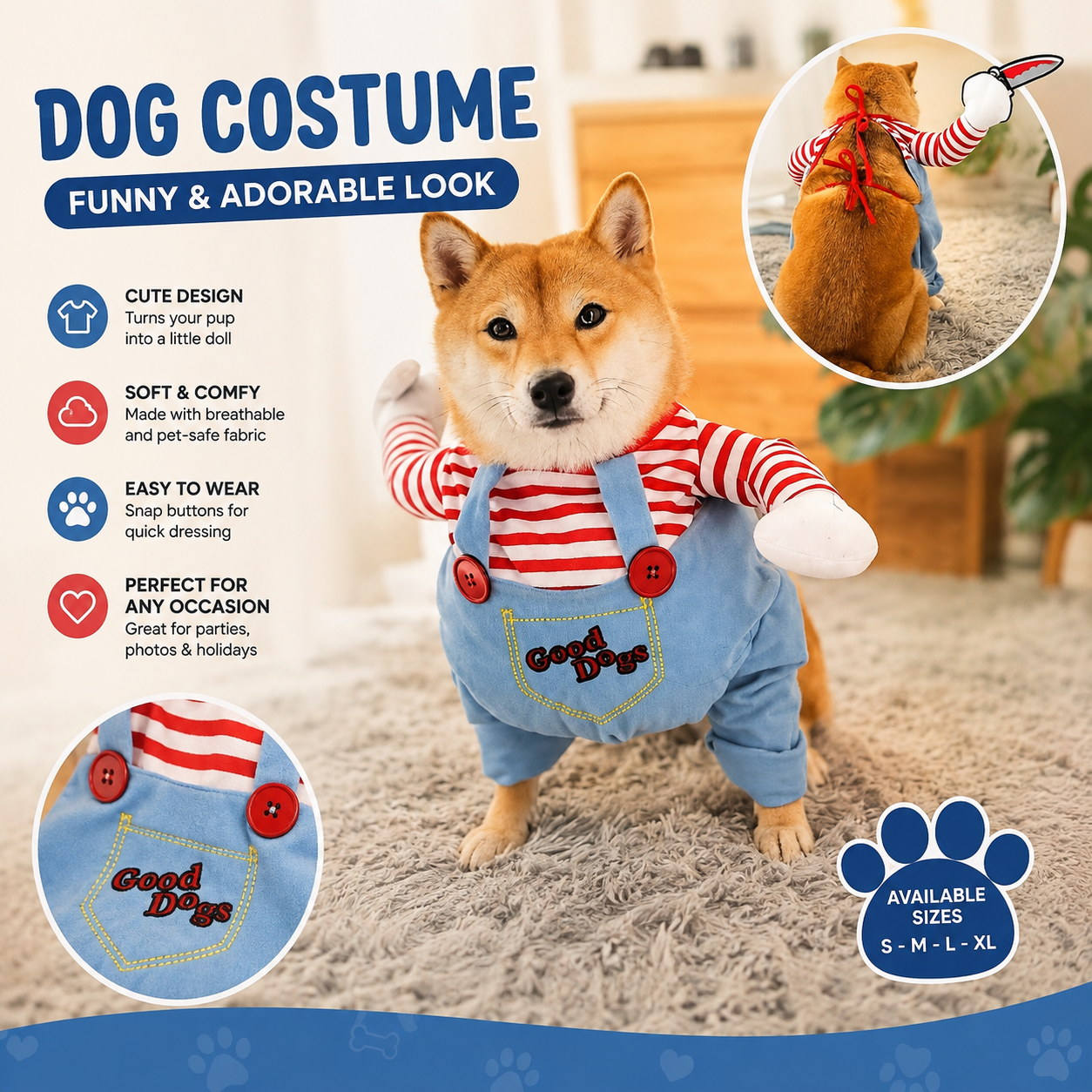 Pets Halloween 3-piece Set