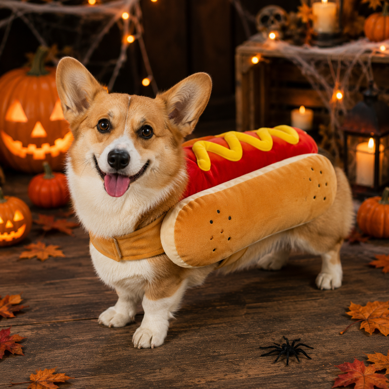 Hot Dog Halloween Costume for Pets
