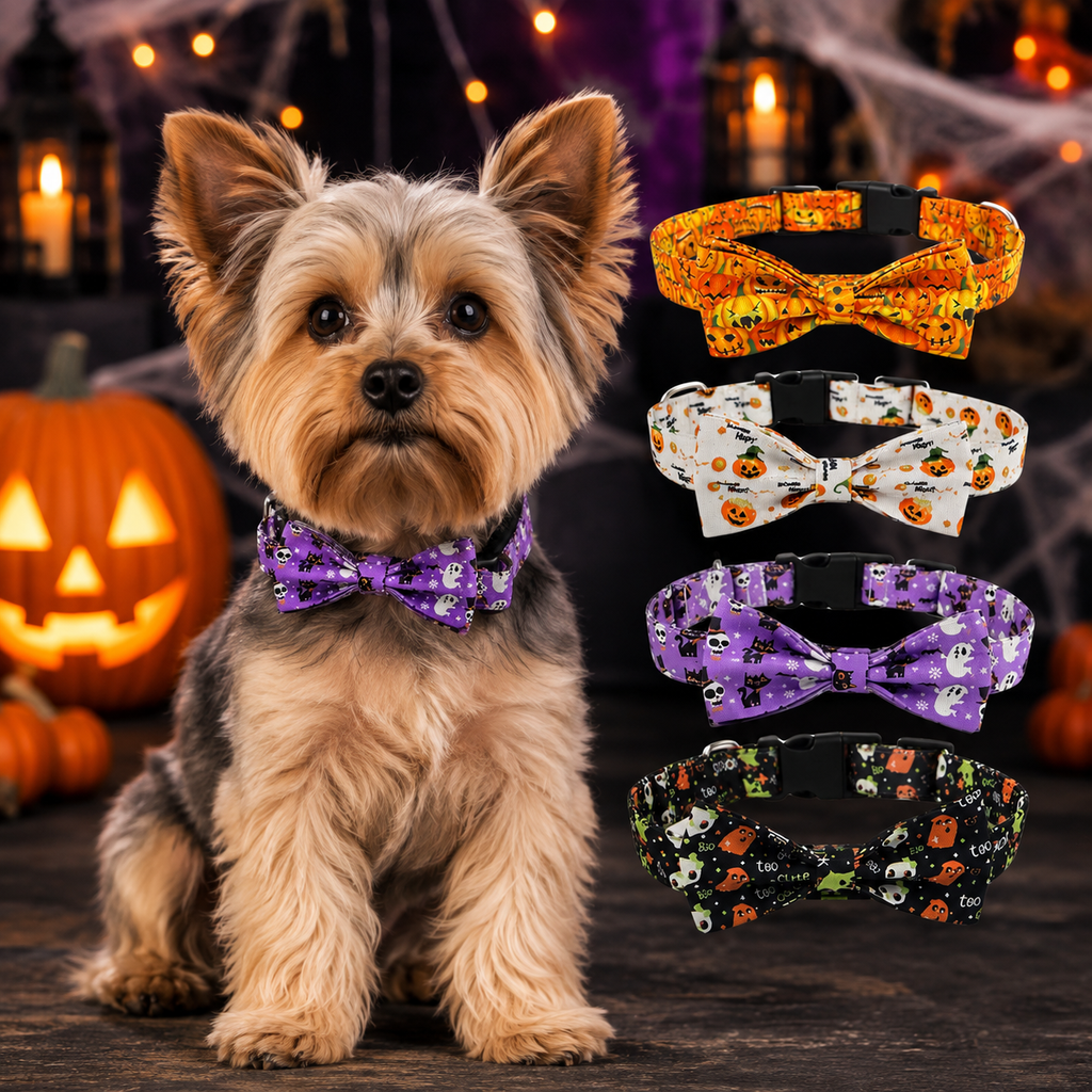 Halloween-Themed Dog Collars for Your Pets